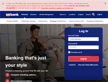 Tablet Screenshot of payments.usbank.com